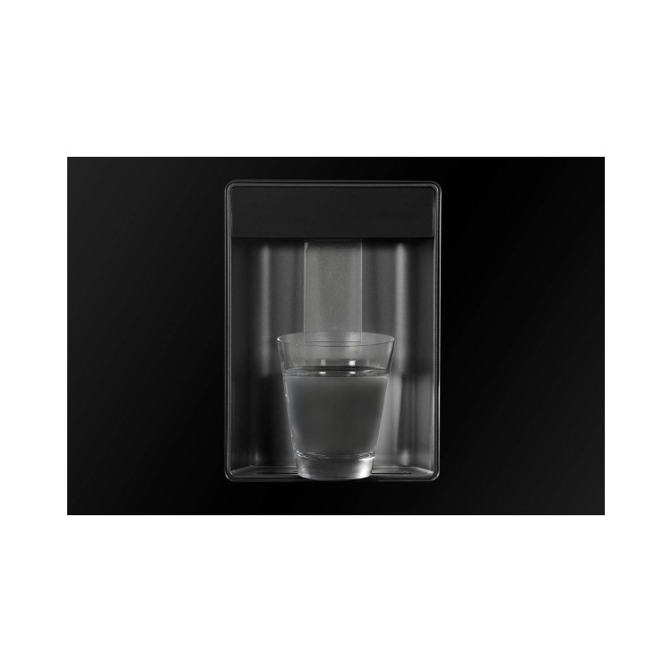 Beko ASD241B Frost Free Black American Fridge Freezer With Non-plumbed Water Dispenser  - Black