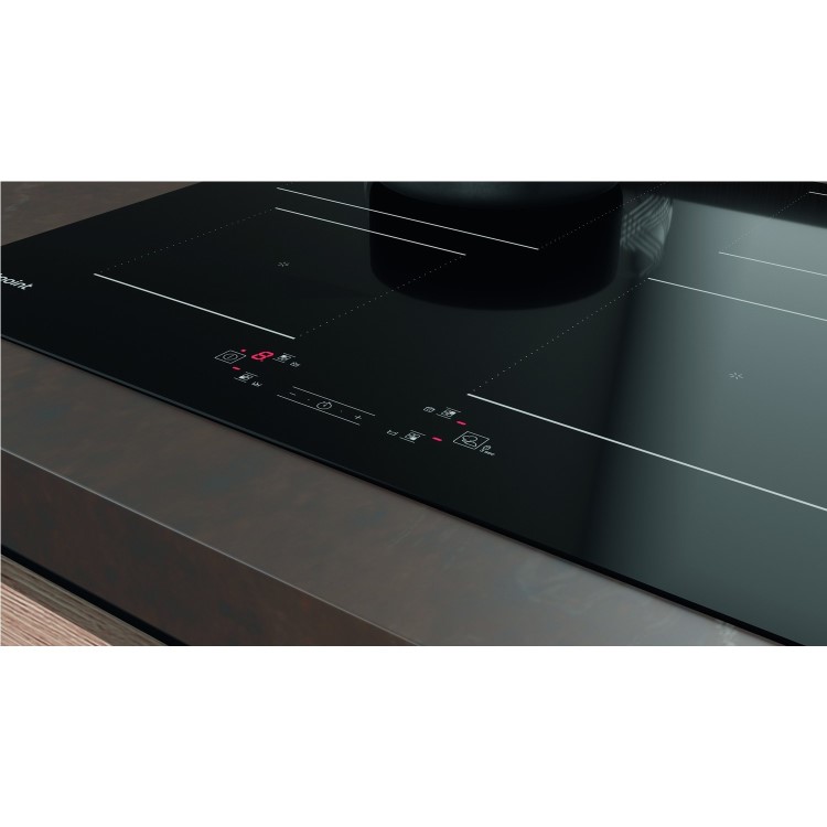 Refurbished Hotpoint TQ1460SNE 59cm 4 Zone Induction Hob Black
