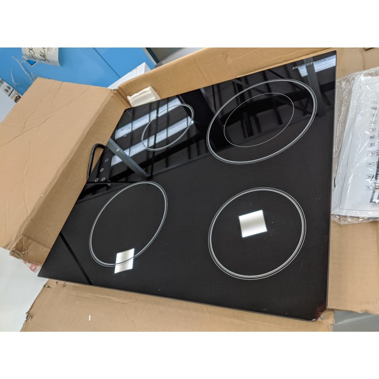 Refurbished Rangemaster RMB60HPECGL 60cm 4 Zone Ceramic Hob Black Glass