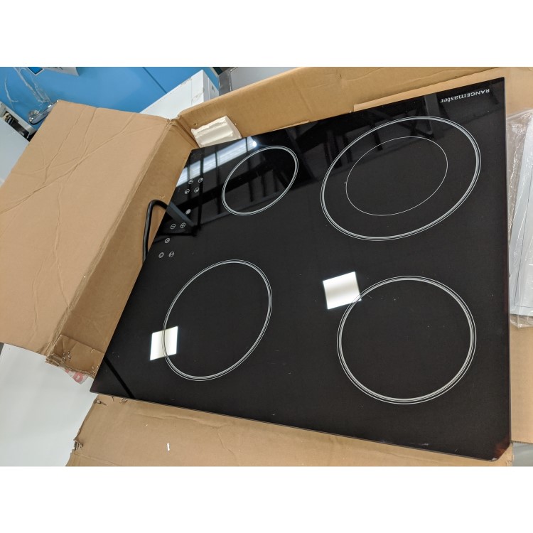 Refurbished Rangemaster RMB60HPECGL 60cm 4 Zone Ceramic Hob Black Glass
