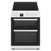 electriQ 60cm Double Cavity Electric Cooker - White