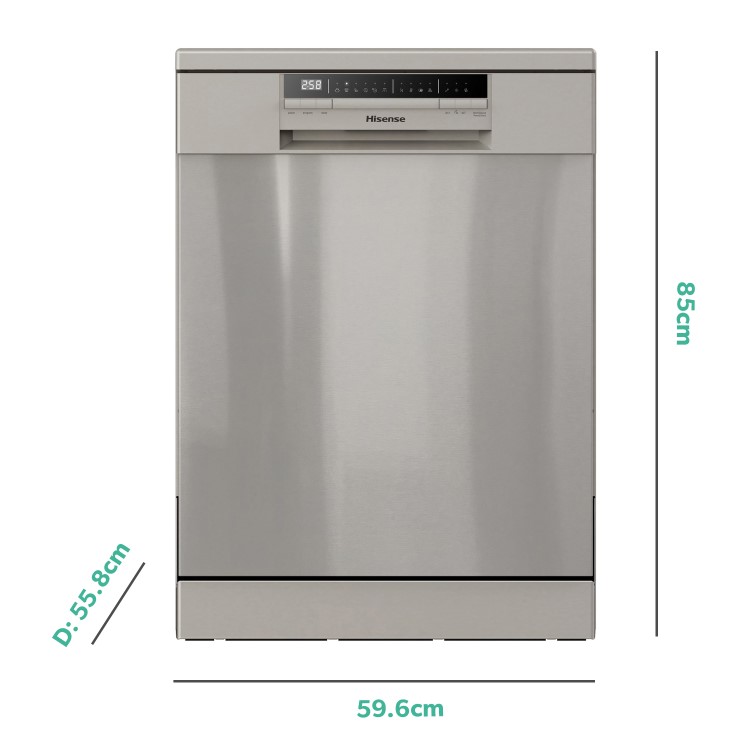 Refurbished Hisense HS60240XUK 13 Place Freestanding Dishwasher