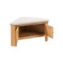 Solid Oak Hallway Storage Bench - Corner - Adeline