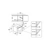 Refurbished Indesit Aria IFW3841PIX 60cm Single Built In Electric Oven Stainless Steel