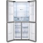 Refurbished Fridgemaster MQ79394FFB 378 Litre American Fridge Freezer Black