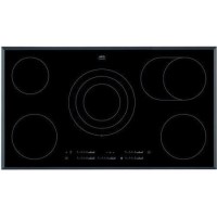 Refurbished AEG HK955070FB Touch Control 90cm 5 Zone Ceramic Electric Hob Black