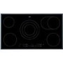Refurbished AEG HK955070FB Touch Control 90cm 5 Zone Ceramic Electric Hob Black