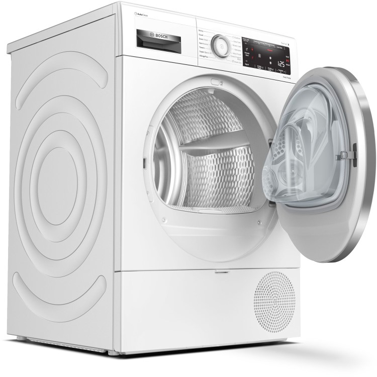 Bosch Series 8 9kg Freestanding Heat Pump Tumble Dryer - White