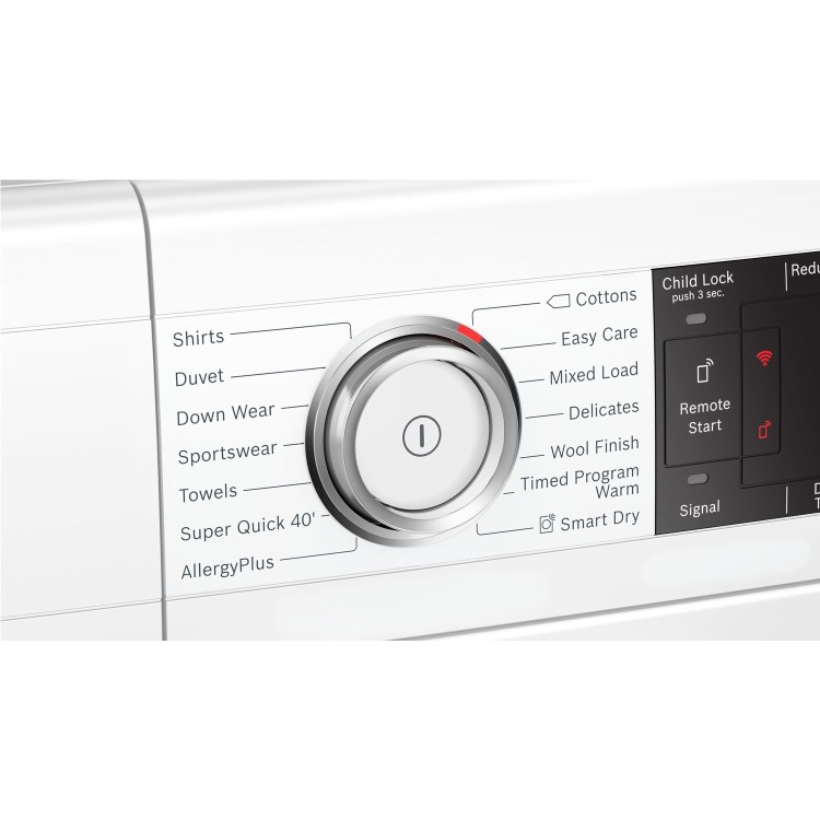 Bosch Series 8 9kg Freestanding Heat Pump Tumble Dryer - White