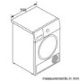 Bosch Series 8 9kg Freestanding Heat Pump Tumble Dryer - White
