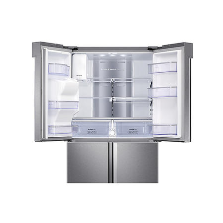 Refurbished Samsung RF56M9540SR Freestanding 550 Litre American Frost Free Fridge Freezer Stainless Steel