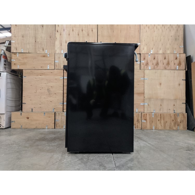 Refurbished New World NW90DF3BL 90cm Dual Fuel Range Cooker Black