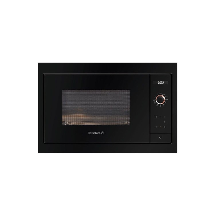 Refurbished De Dietrich DME7121A Built In 26L 900W Compact Solo Microwave Black