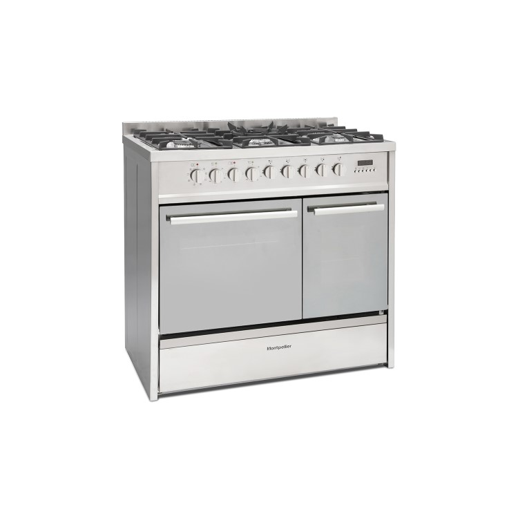 Refurbished Montpellier MRT91DFMX 90cm Dual Fuel Range Cooker