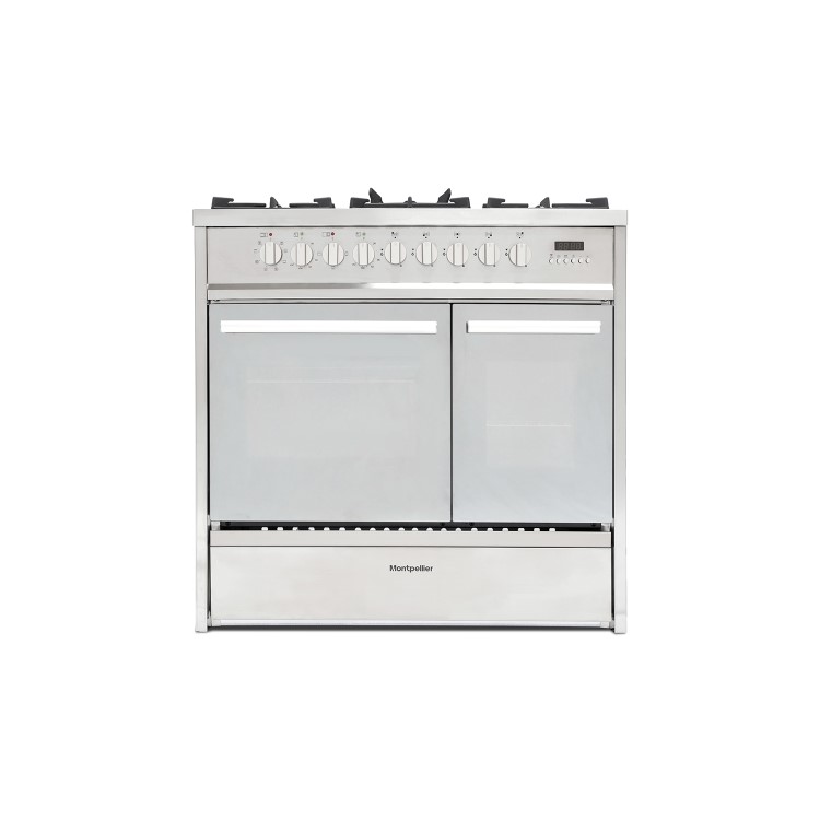 Refurbished Montpellier MRT91DFMX 90cm Dual Fuel Range Cooker