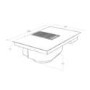 Refurbished Elica NikolaTesla Prime NIKOLATESLA_PRIME_RC 83cm Induction Venting Hob Recirculation Only