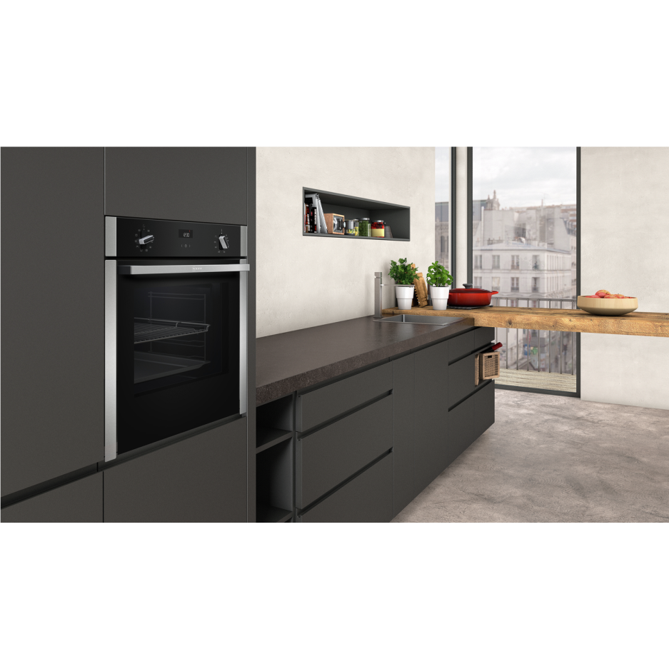 Neff N50 Slide & Hide Easy Clean 7 Function Electric Single Oven