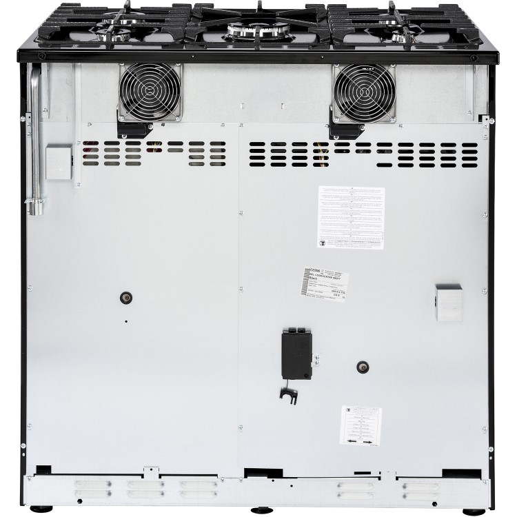 Refurbished Belling Cookcentre 90DFT 90cm Dual Fuel Range Cooker Black