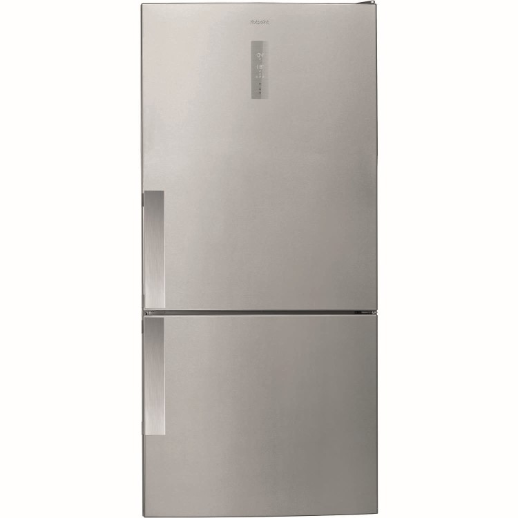 Refurbished Hotpoint H84BE72XO3 Freestanding 558 Litre 60/40 Frost Free Fridge Freezer Stainless Steel