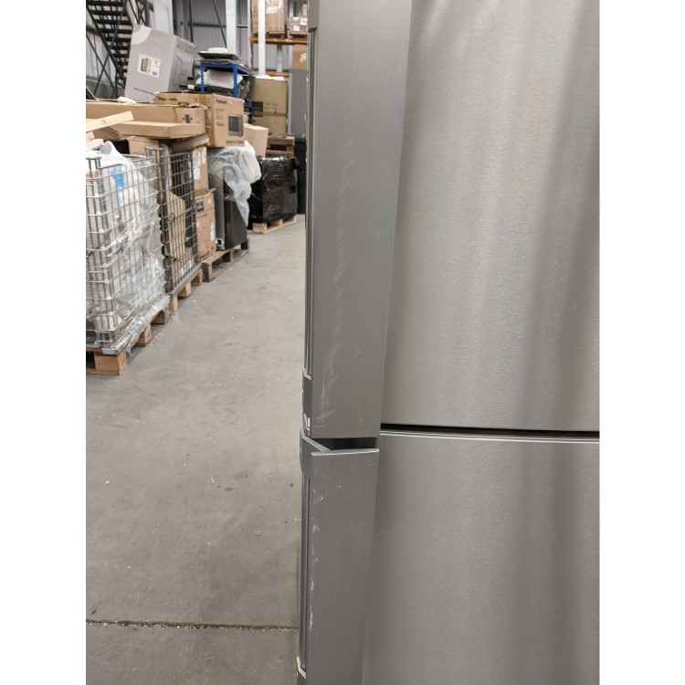 Refurbished Hotpoint H84BE72XO3 Freestanding 558 Litre 60/40 Frost Free Fridge Freezer Stainless Steel