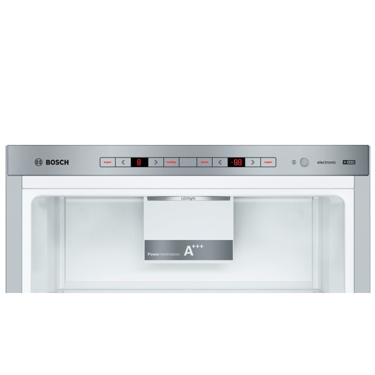 Refurbished Bosch Serie 4 KGE49VI4AG Freestanding 413 Litre 60/40 Fridge Freezer