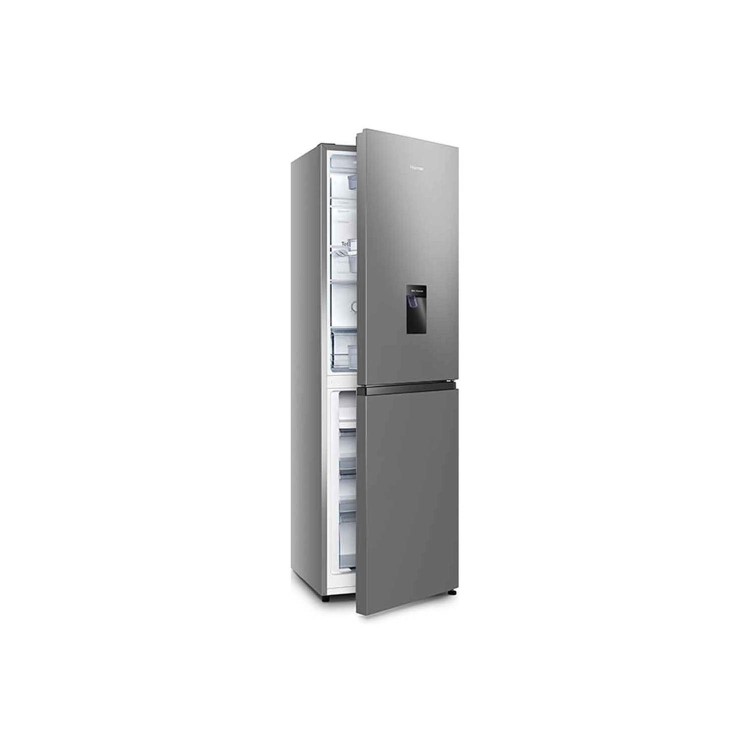 Refurbished Hisense RB327N4WC1 Freestanding 251 Litre 50/50 Frost Free Fridge Freezer Stainless Steel