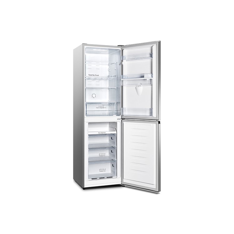 Refurbished Hisense RB327N4WC1 Freestanding 251 Litre 50/50 Frost Free Fridge Freezer Stainless Steel