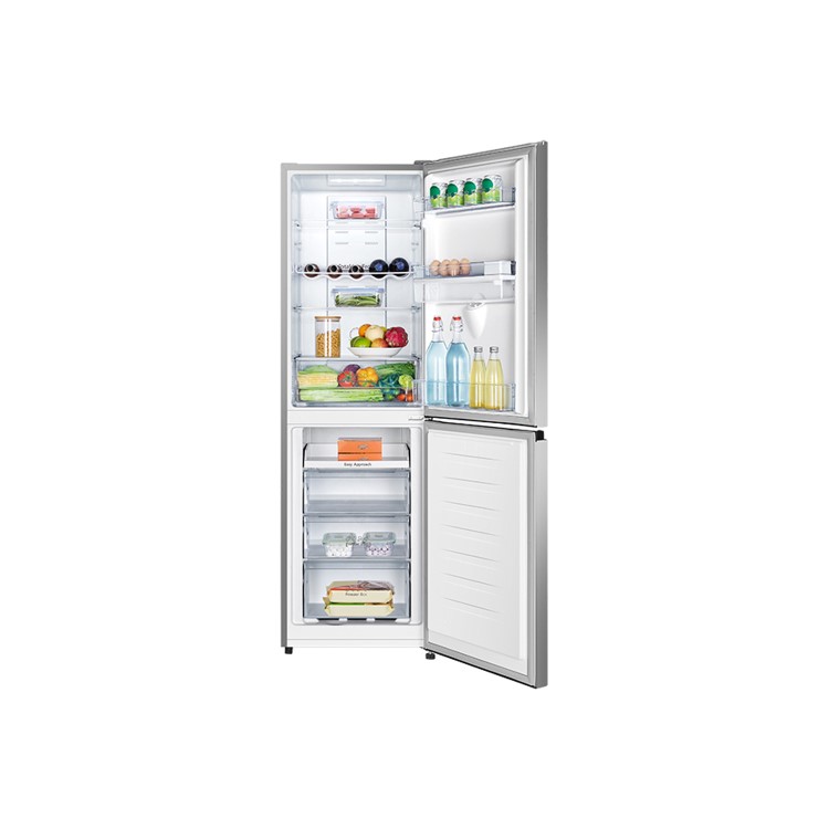 Refurbished Hisense RB327N4WC1 Freestanding 251 Litre 50/50 Frost Free Fridge Freezer Stainless Steel