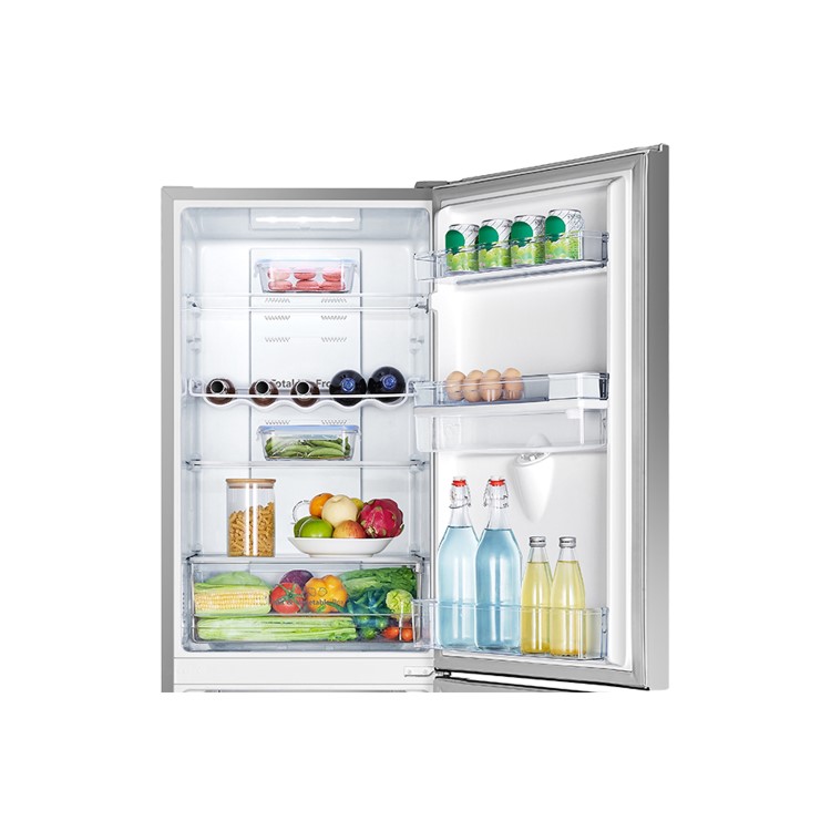 Refurbished Hisense RB327N4WC1 Freestanding 251 Litre 50/50 Frost Free Fridge Freezer Stainless Steel