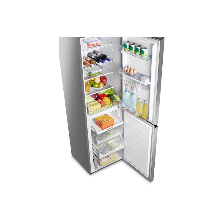 Refurbished Hisense RB327N4WC1 Freestanding 251 Litre 50/50 Frost Free Fridge Freezer Stainless Steel