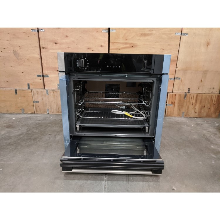 Refurbished Neff B6ACH7HH0B N50 Slide&Hide Pyrolytic Electric Built In Single Oven - Stainless Steel