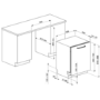 Smeg DI13M2 13 Place Fully Integrated Dishwasher With Inverter Motor