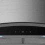 Refurbished electriQ EIQCURV90SCTOUCH 90cm Curved Glass Touch Control Chimney Cooker Hood Stainless Steel