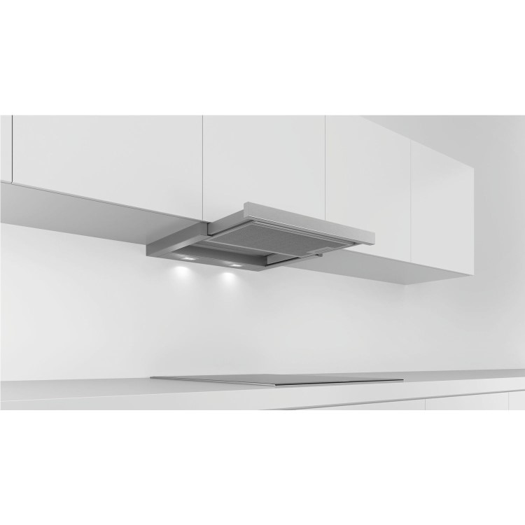 Refurbished Bosch DFS067A50B 60cm Telescopic Cooker Hood Silver