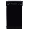 electriQ 10 Place Settings Freestanding Dishwasher - Black