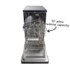 electriQ 10 Place Settings Freestanding Dishwasher - Black