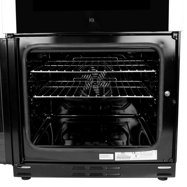 Refurbished electriQ IQDFC2W60 60cm Double Oven Dual Fuel Cooker Stainless Steel