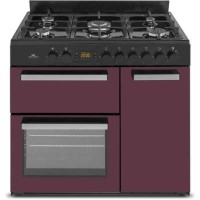 Refurbished New World NW90DF3BU 90cm Dual Fuel Range Cooker