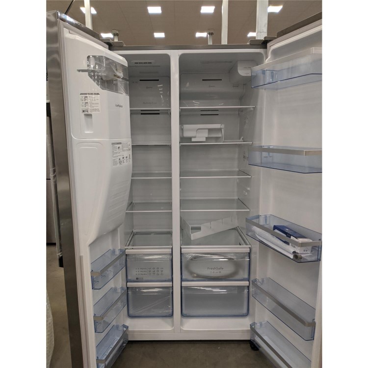 Refurbished Neff N70 KA3923IE0G 533 Litre American Fridge Freezer With Ice & Water Dispenser Anti-fingerprint Stainless Steel Doors