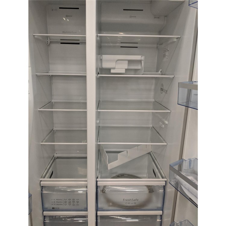 Refurbished Neff N70 KA3923IE0G 533 Litre American Fridge Freezer With Ice & Water Dispenser Anti-fingerprint Stainless Steel Doors