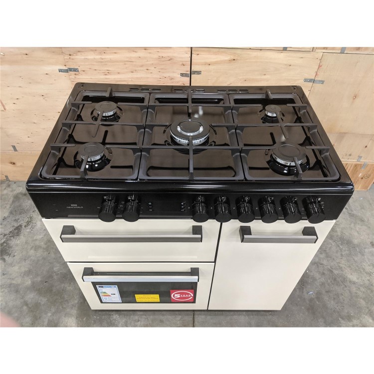 Refurbished New World NW90DF3CR 90cm Dual Fuel Range Cooker