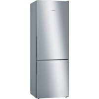 Refurbished Bosch Series 6 KGE49AICAG Freestanding 413 Litre 60/40 Low Frost Fridge Freezer With VitaFresh Stainless Steel