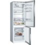 Refurbished Bosch Series 6 KGE49AICAG Freestanding 413 Litre 60/40 Low Frost Fridge Freezer With VitaFresh Stainless Steel