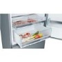 Refurbished Bosch Series 6 KGE49AICAG Freestanding 413 Litre 60/40 Low Frost Fridge Freezer With VitaFresh Stainless Steel