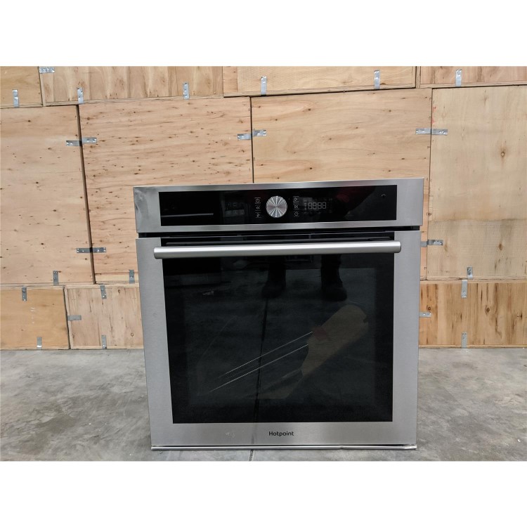 Refurbished Hotpoint SI4854HIX 60cm Single Built In Electric Oven Stainless Steel