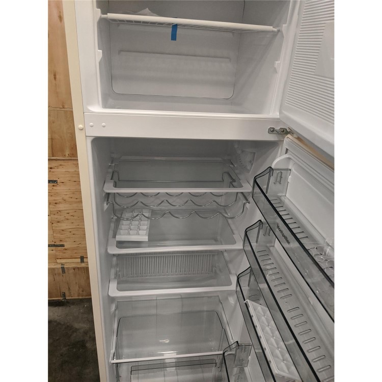 Refurbished Montpellier MAB345C 305 Litre Freestanding Fridge Freezer Retro Top Mount 80/20 Split Frost Free 60cm Wide - Cream