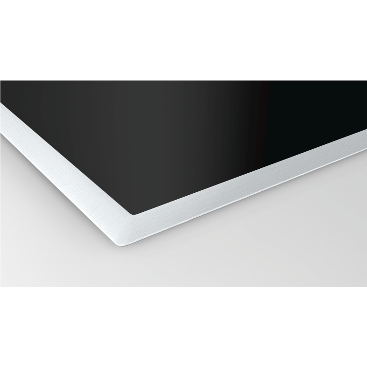 Refurbished Siemens EH845FVB1E 80cm 5 Zone Induction Hob Black With Stainless Steel Frame