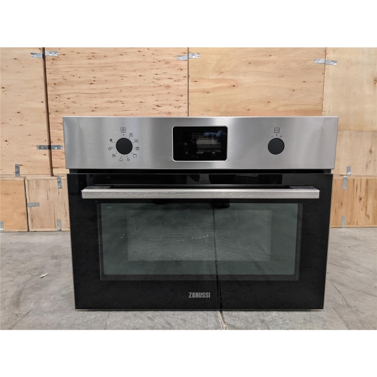 Refurbished Zanussi Series 40 MicroMax ZVENW6X1 Built In 49L 1000W Microwave Stainless Steel