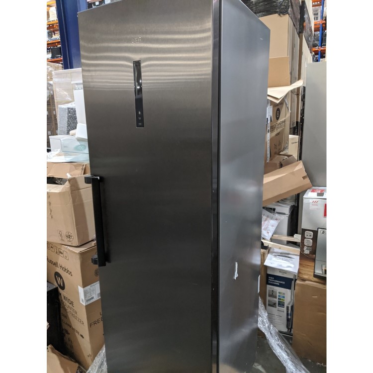 Refurbished AEG RKB738E5MB pro 700 Freestanding Larder Fridge - Black Stainless Steel