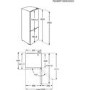 Refurbished AEG RCB632E4MX Freestanding 324 Litre 60/40 Fridge Freezer Stainless Steel Doors